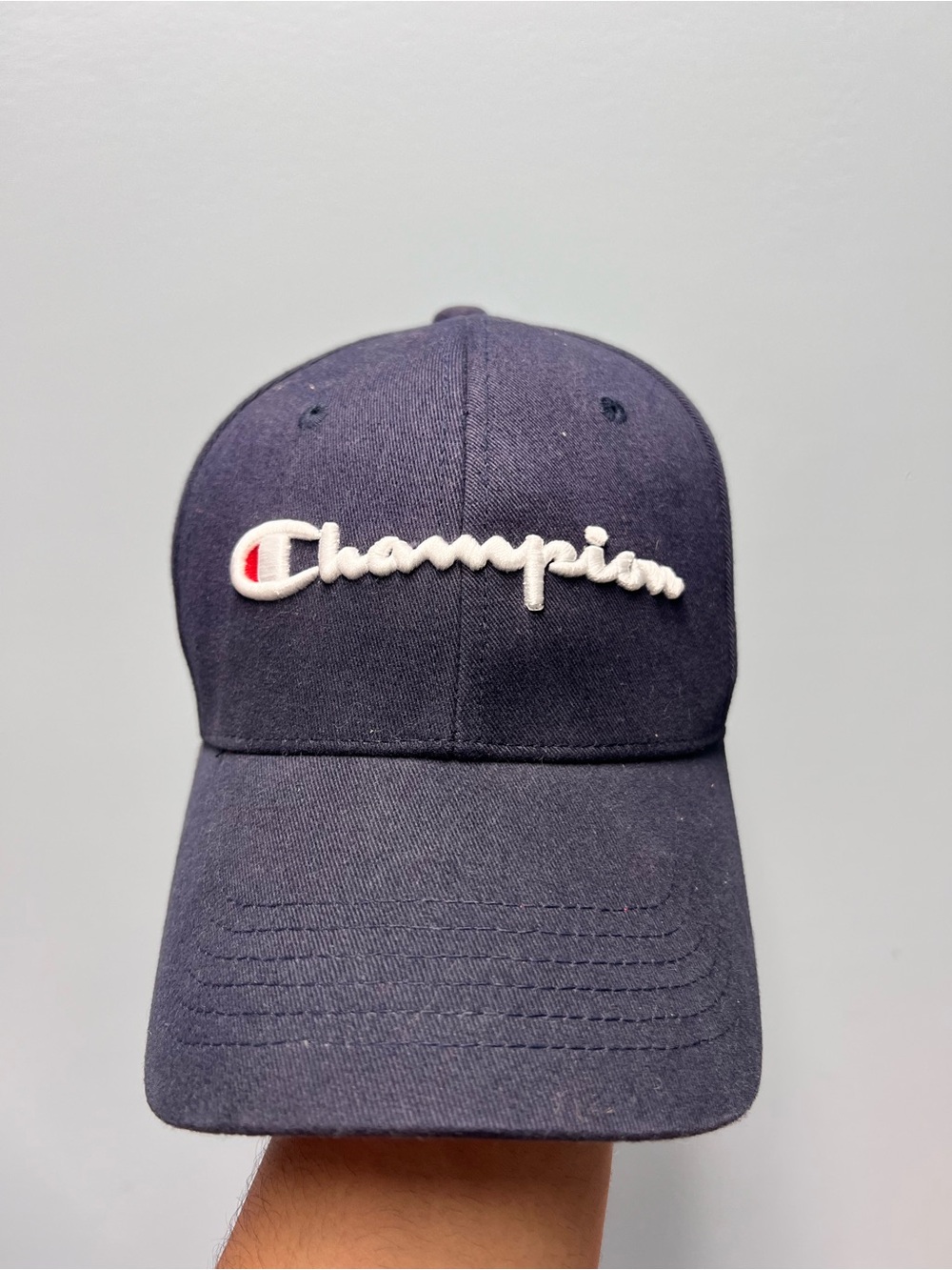 Navy Blue Champion Classic Twill Hat